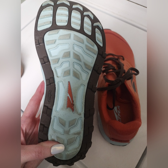 Altra Superior 5 Trail Running Shoes Orange Blue Women’s Size 11 Zero Drop - Picture 5 of 6